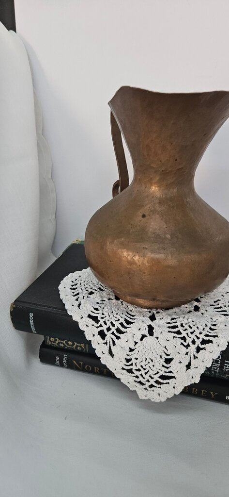 Vintage hammered Copper Pitcher