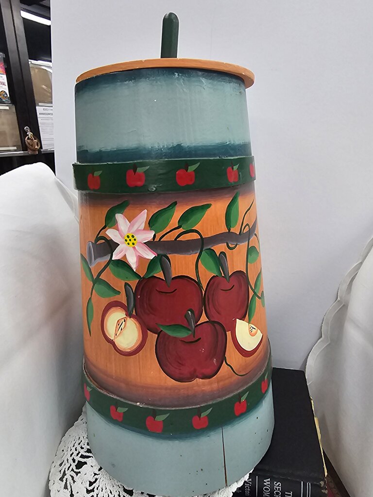 Decorative faux butter churn Barrel AS IS