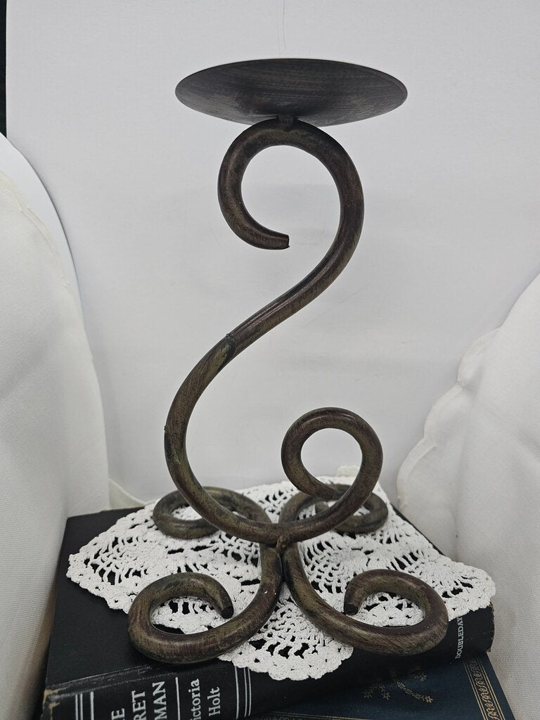 Decorative heavy pair of Candle Holders