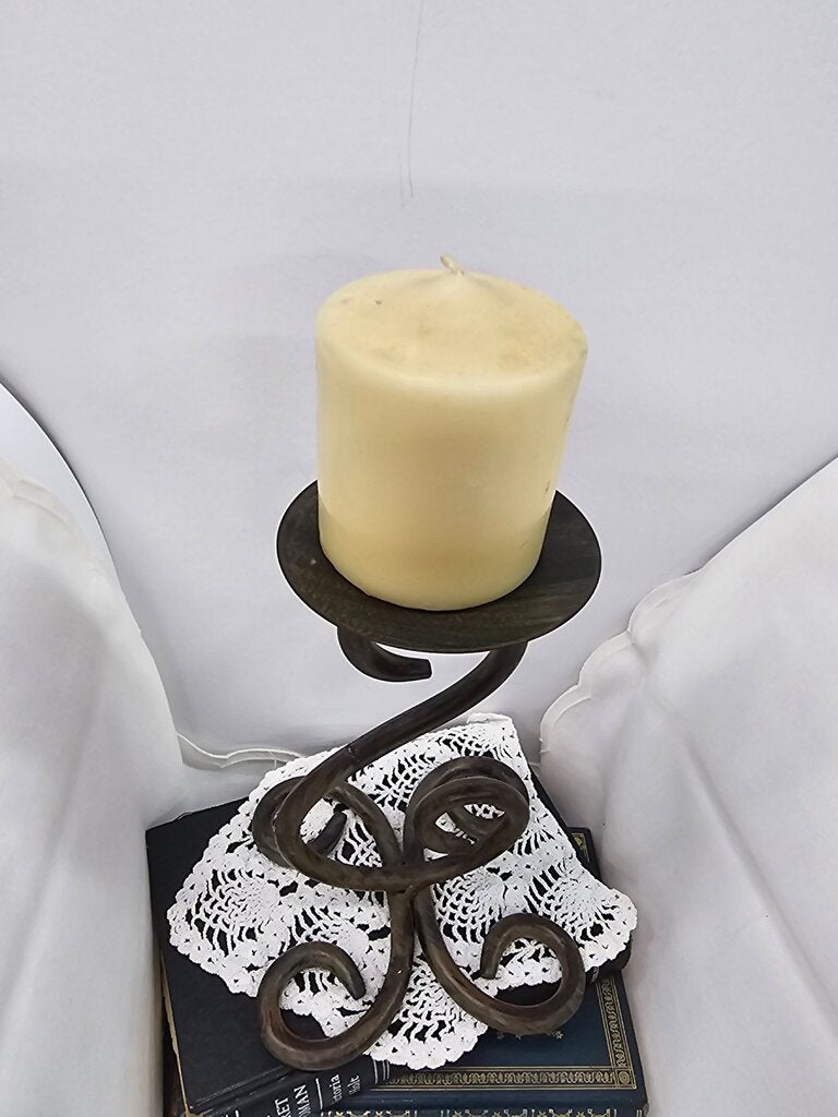 Decorative heavy pair of Candle Holders
