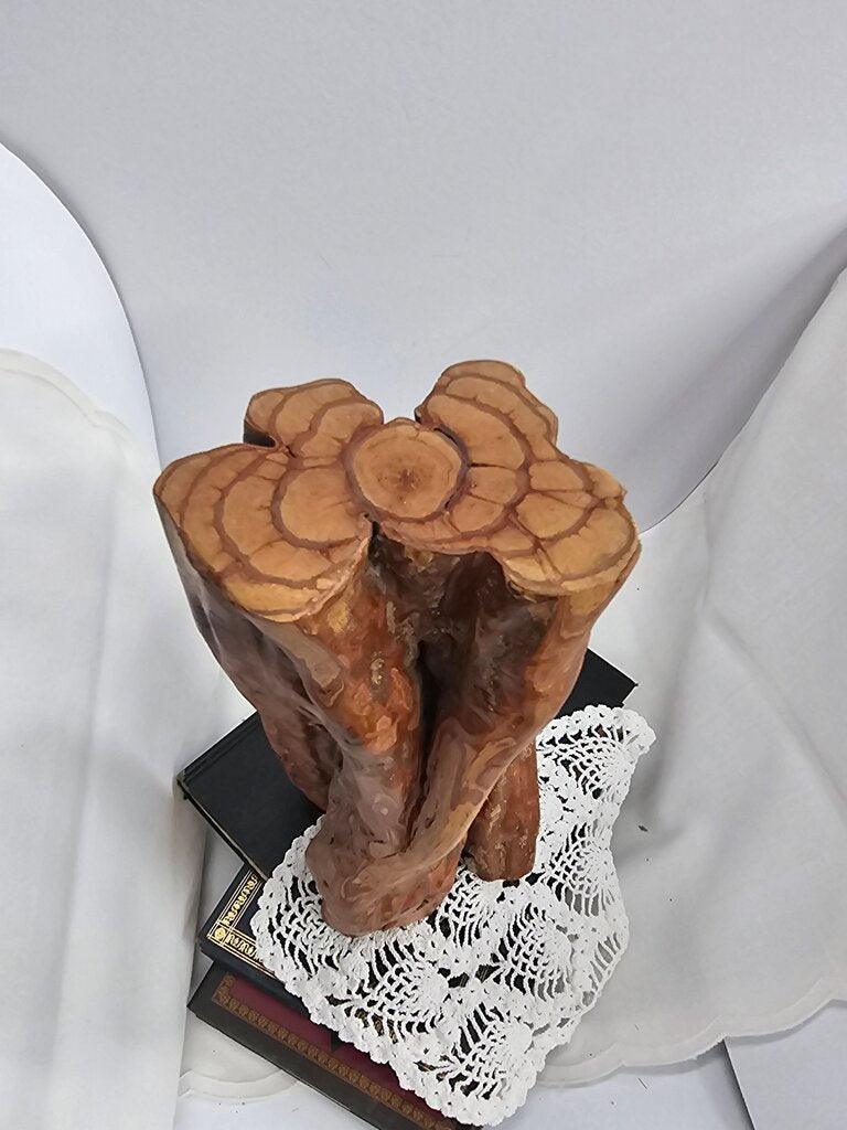 Rustic Wood Vase or Sculpture