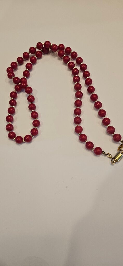 Red Beaded Necklace