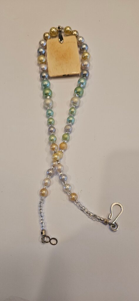 Handcrafted Dragonfly Pendant Beaded Necklace