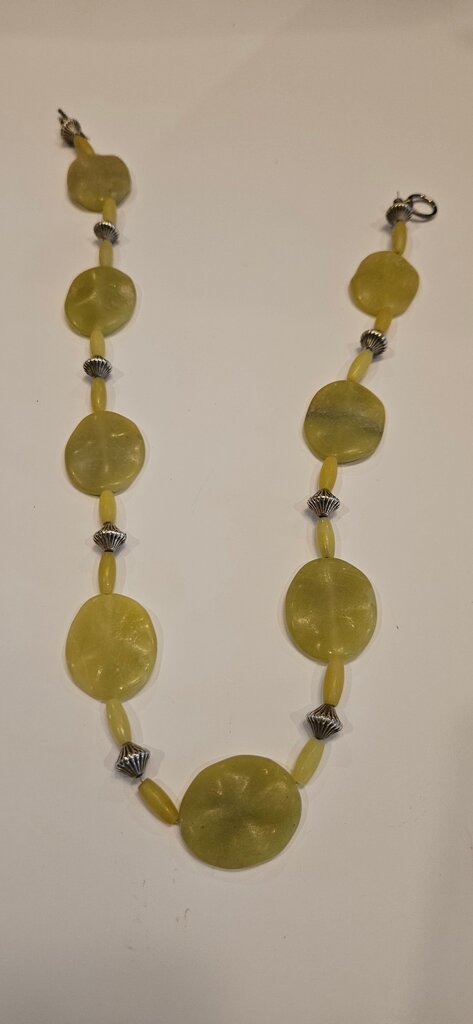 Yellow Beaded Necklace