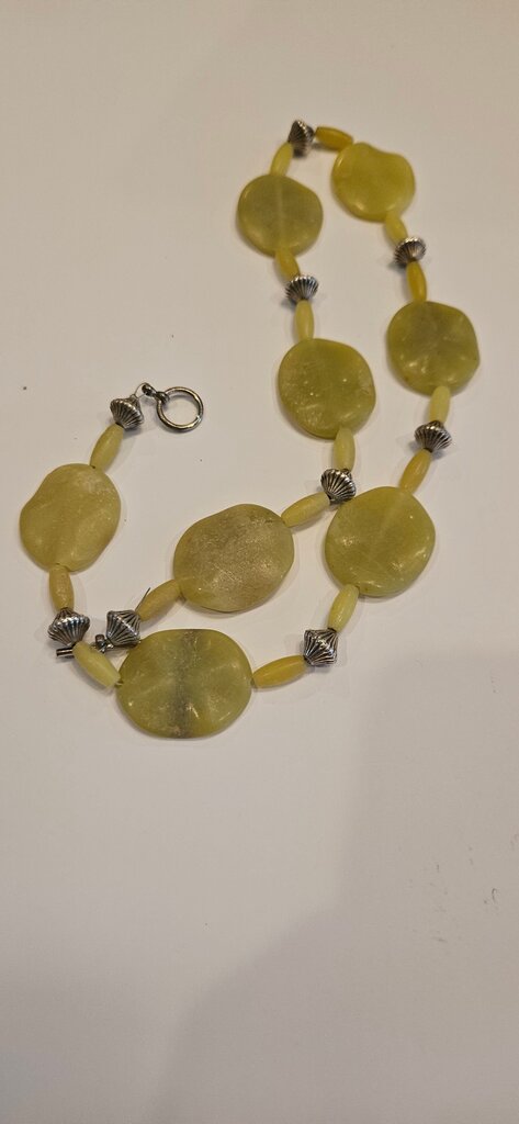 Yellow Beaded Necklace