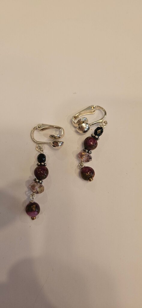 Stylish Beaded Dangle Earrings