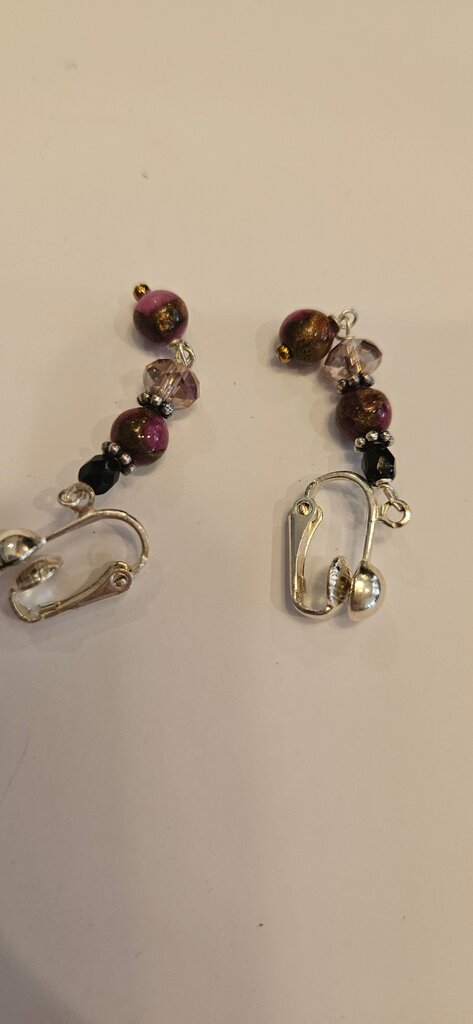 Stylish Beaded Dangle Earrings