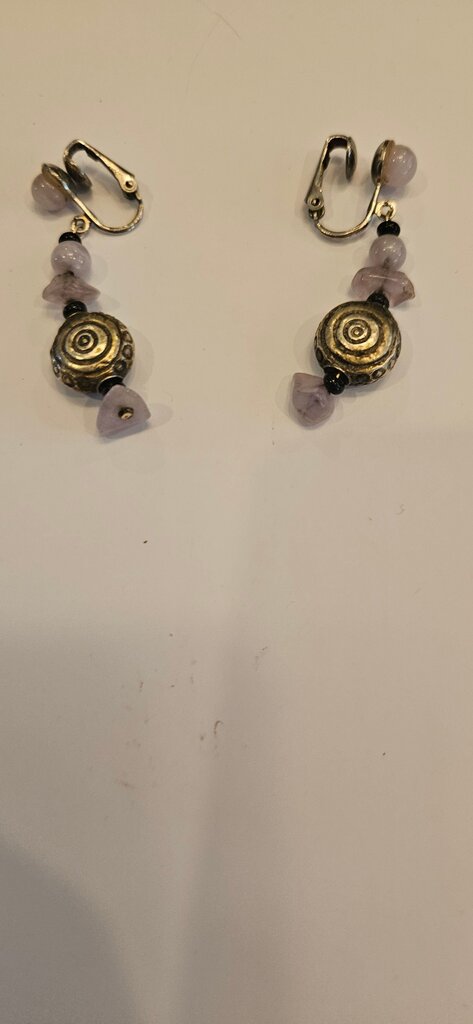 Handmade Beaded Dangle Earrings