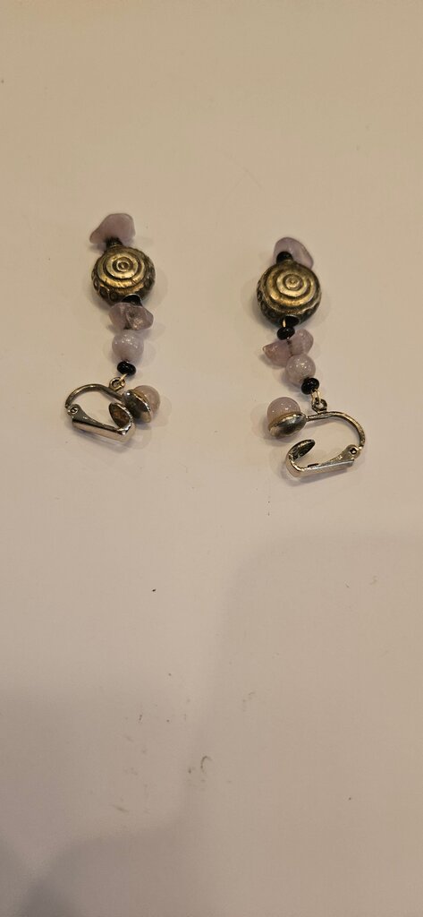 Handmade Beaded Dangle Earrings