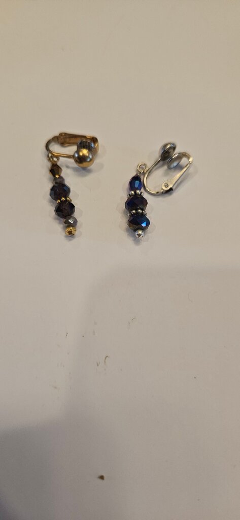 Vintage Beaded Dangle Earrings