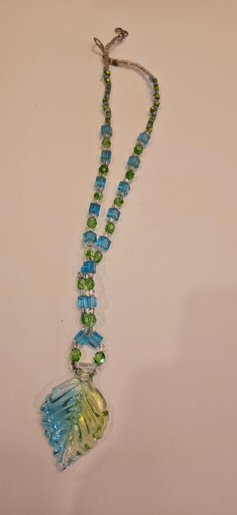 Colorful Leaf Pendant Necklace