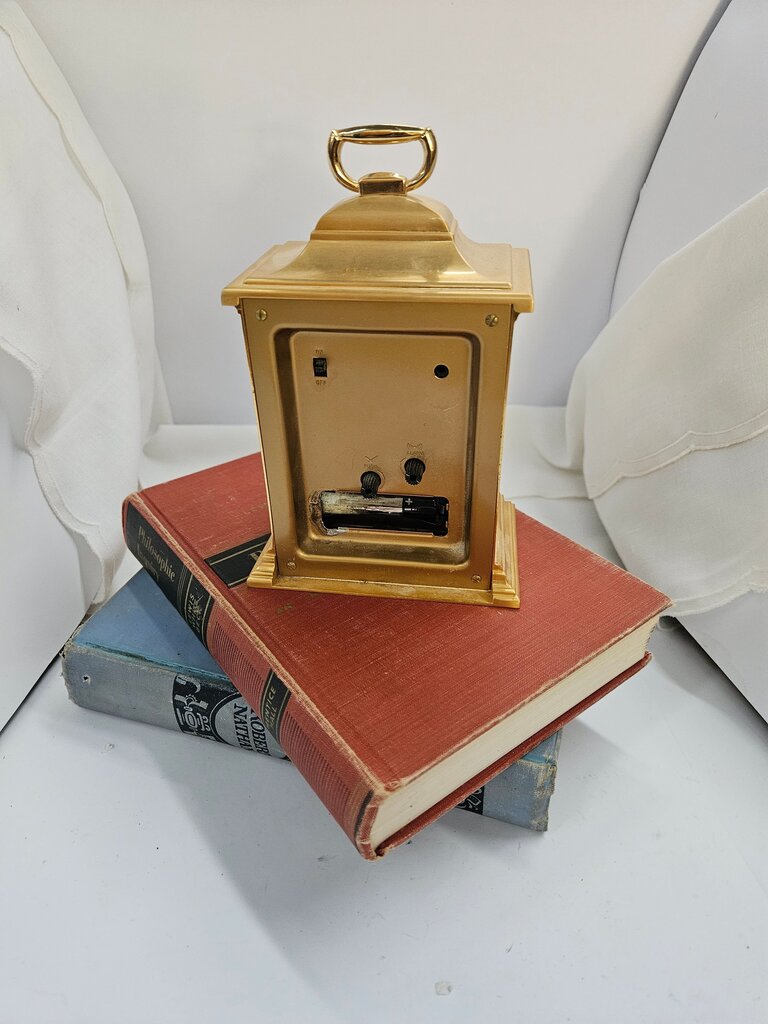 Vintage Gold Table Clock