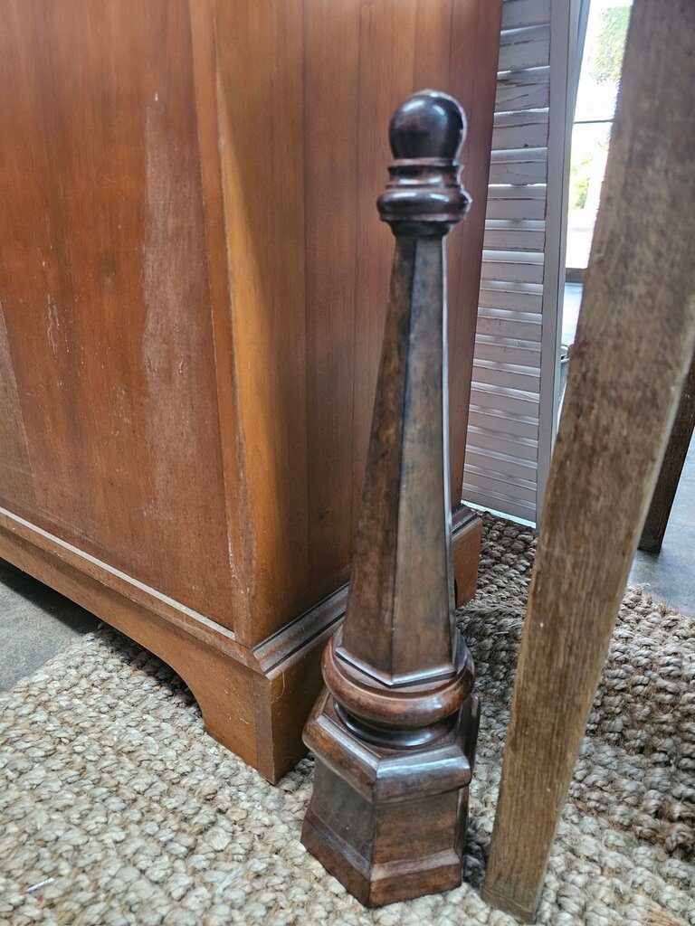 Metal obelisk Decorative Finial label