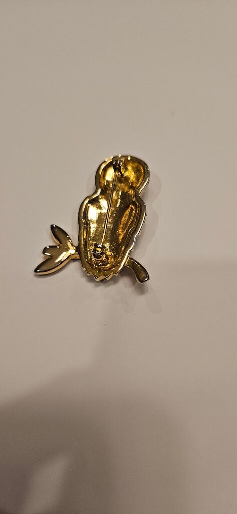 Vintage Owl Brooch Pin