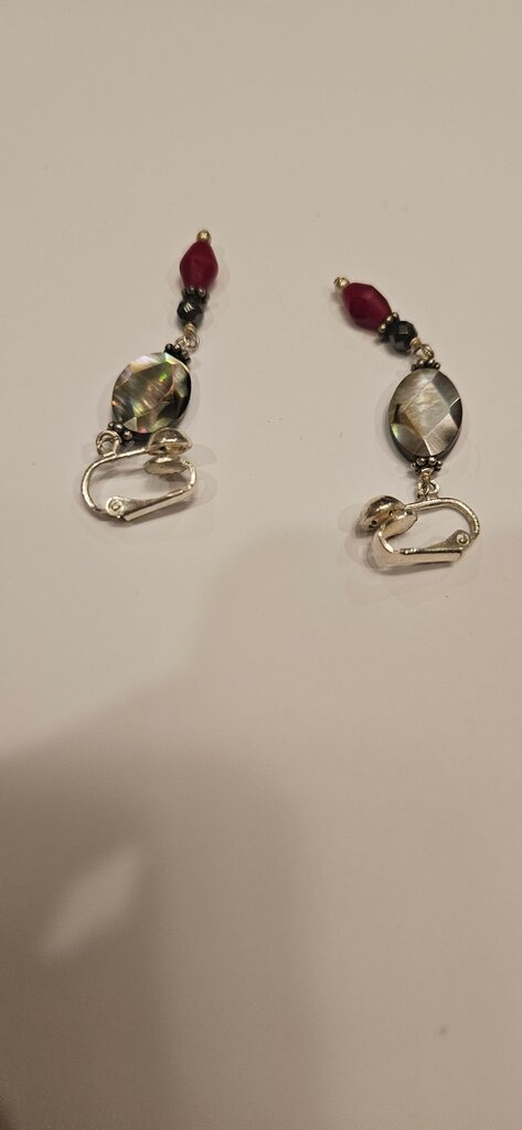 Elegant Beaded Drop Earrings