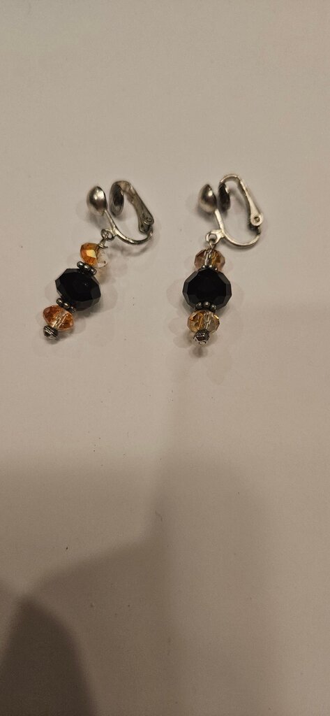 Elegant Beaded Dangle Earrings