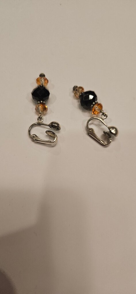 Elegant Beaded Dangle Earrings