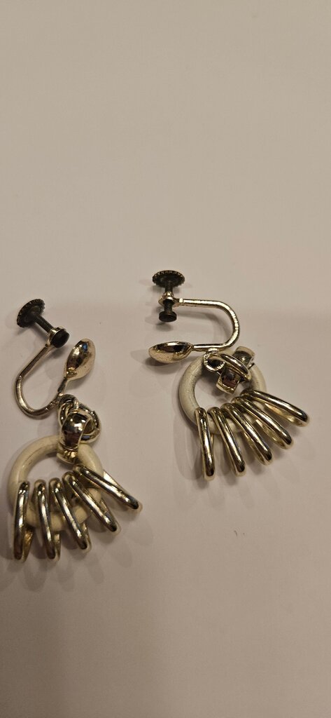 Vintage Metal Drop Earrings