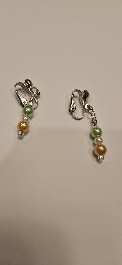 Colorful Beaded Dangle Earrings