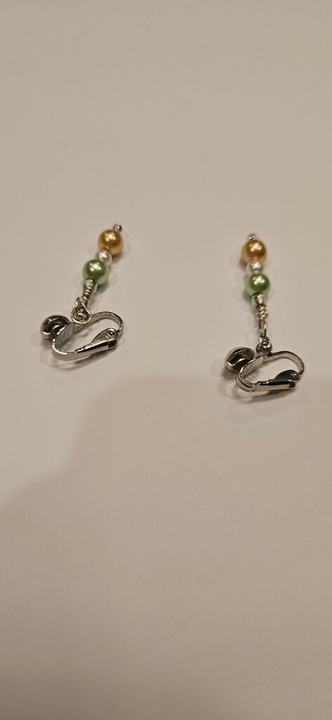 Colorful Beaded Dangle Earrings