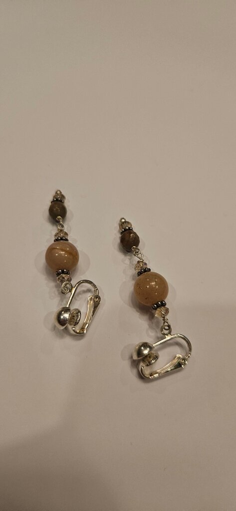 Handcrafted Beaded Drop Earrings