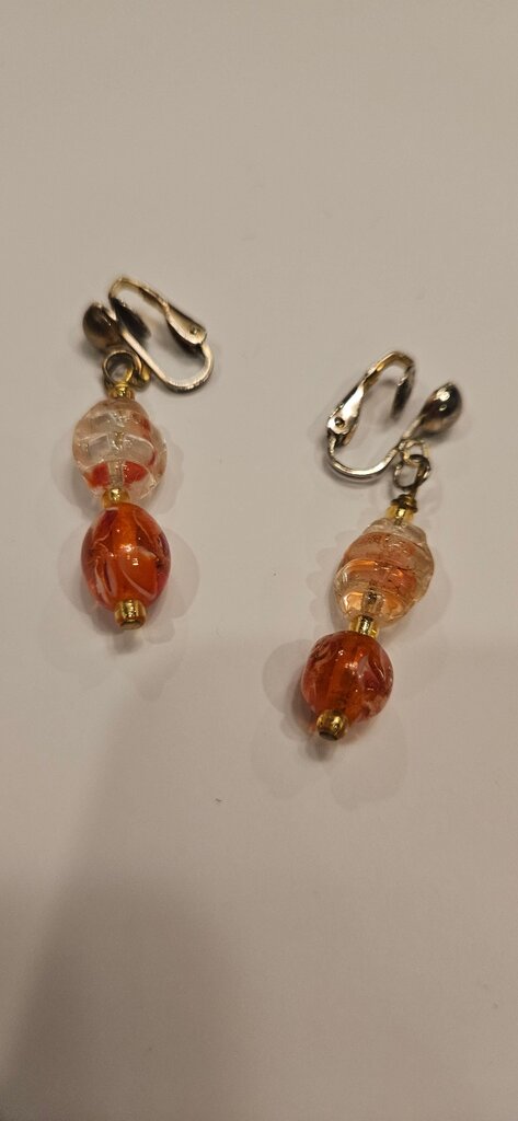 Elegant Glass Bead Earrings