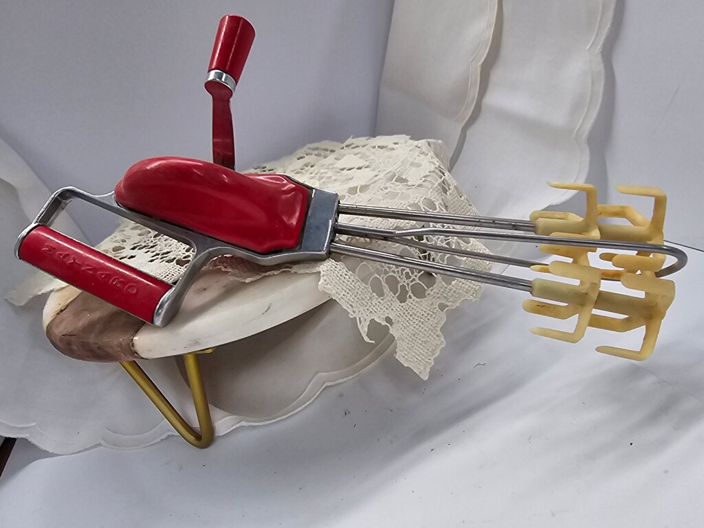 Vintage Red Hand Mixer