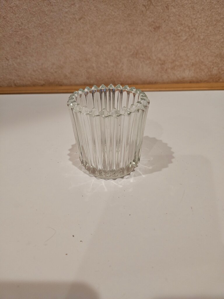 Vintage Glass Candle Holder