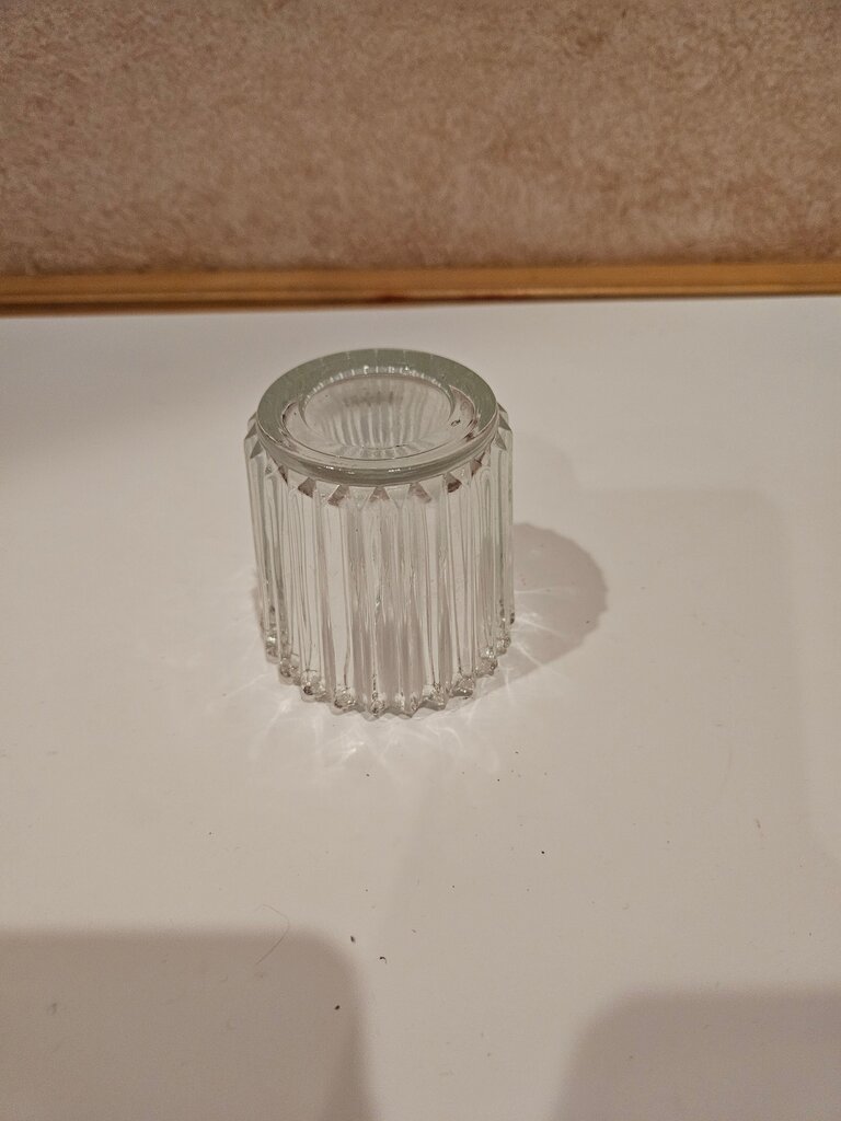 Vintage Glass Candle Holder