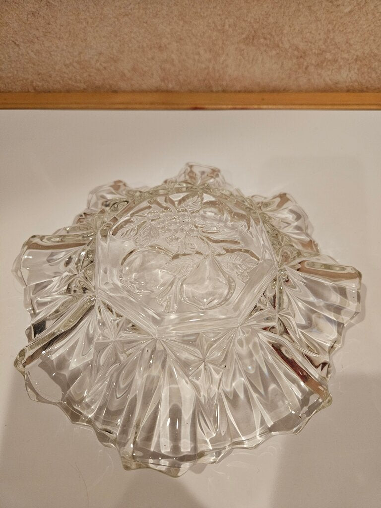 Vintage Cut Glass Dish