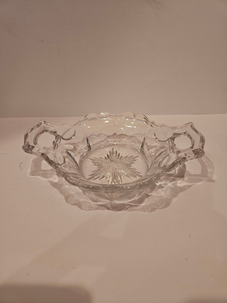 Vintage Manganese Glass - Serving Bowl 1930's