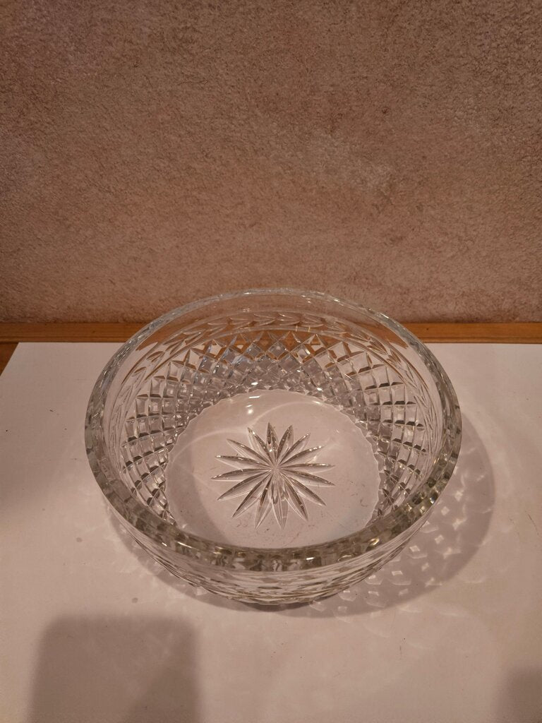 Crystal Decorative Bowl with Star Design