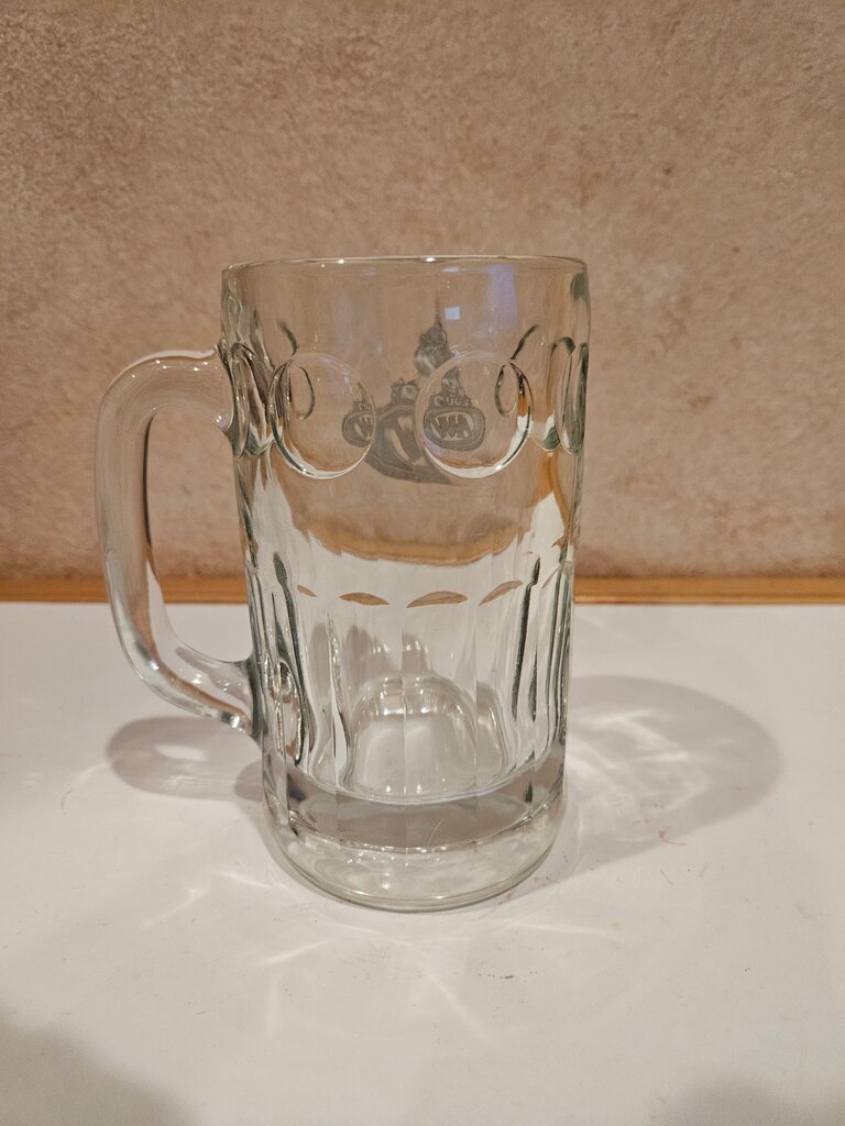 Vintage 2000 A&W ROOT BEER MUG 16 oz. Heavy Glass. 7"