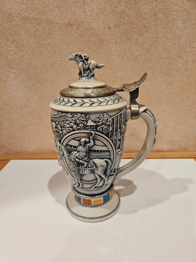 Avon 1992 Winners Circle Beer Stein Handcrafted in Brazil