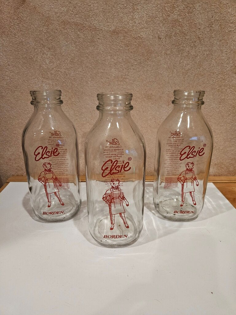 Elsie Borden Milk Bottle hard to find design!