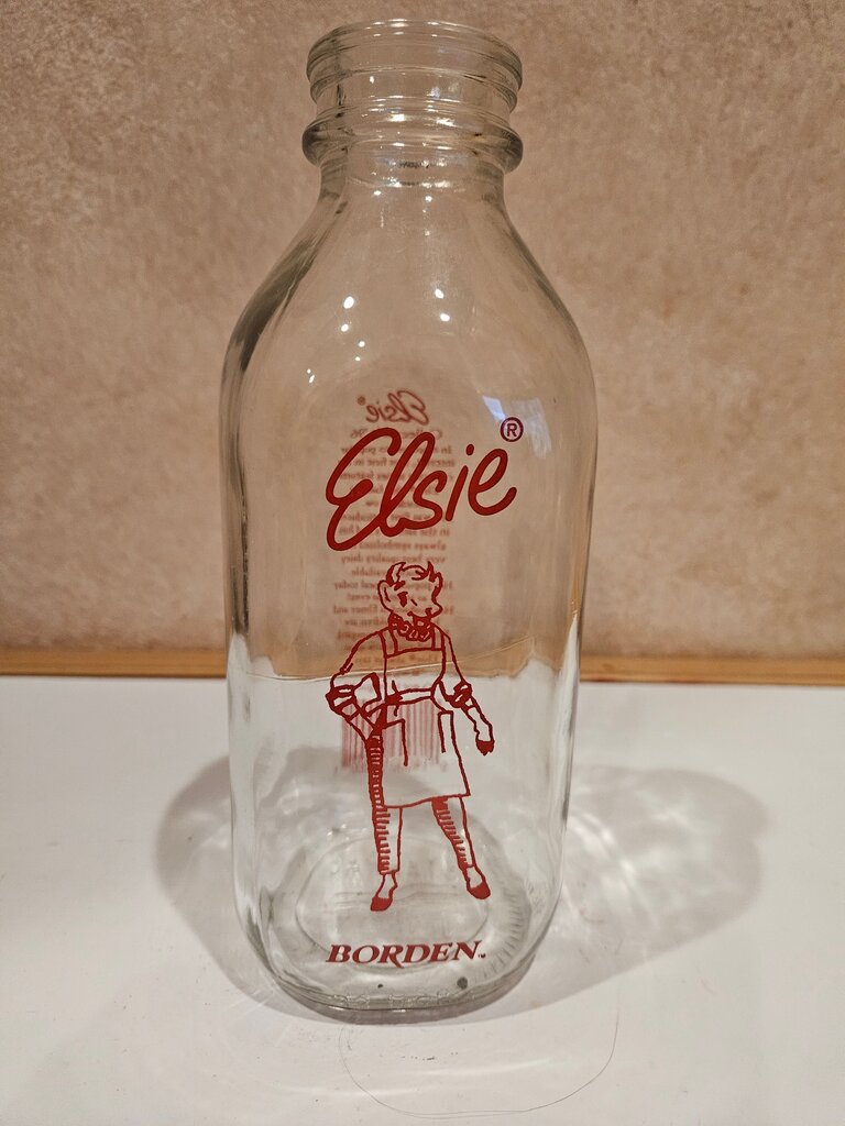 Elsie Borden Milk Bottle hard to find design!