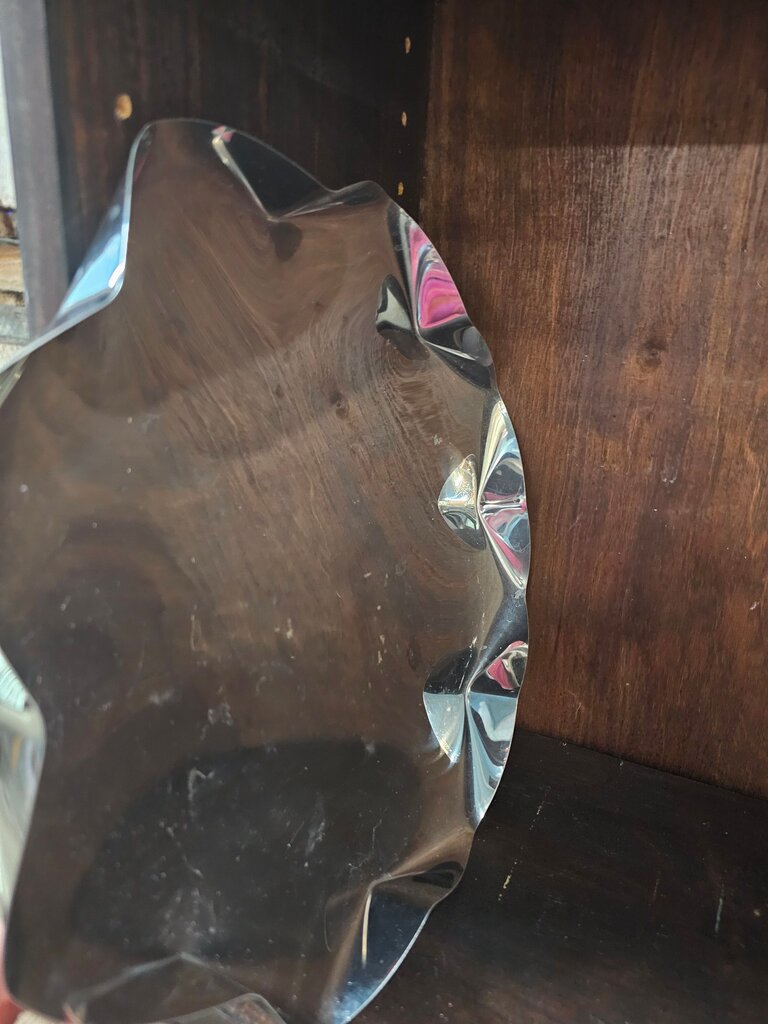 Decorative large Silver Color Serving Tray