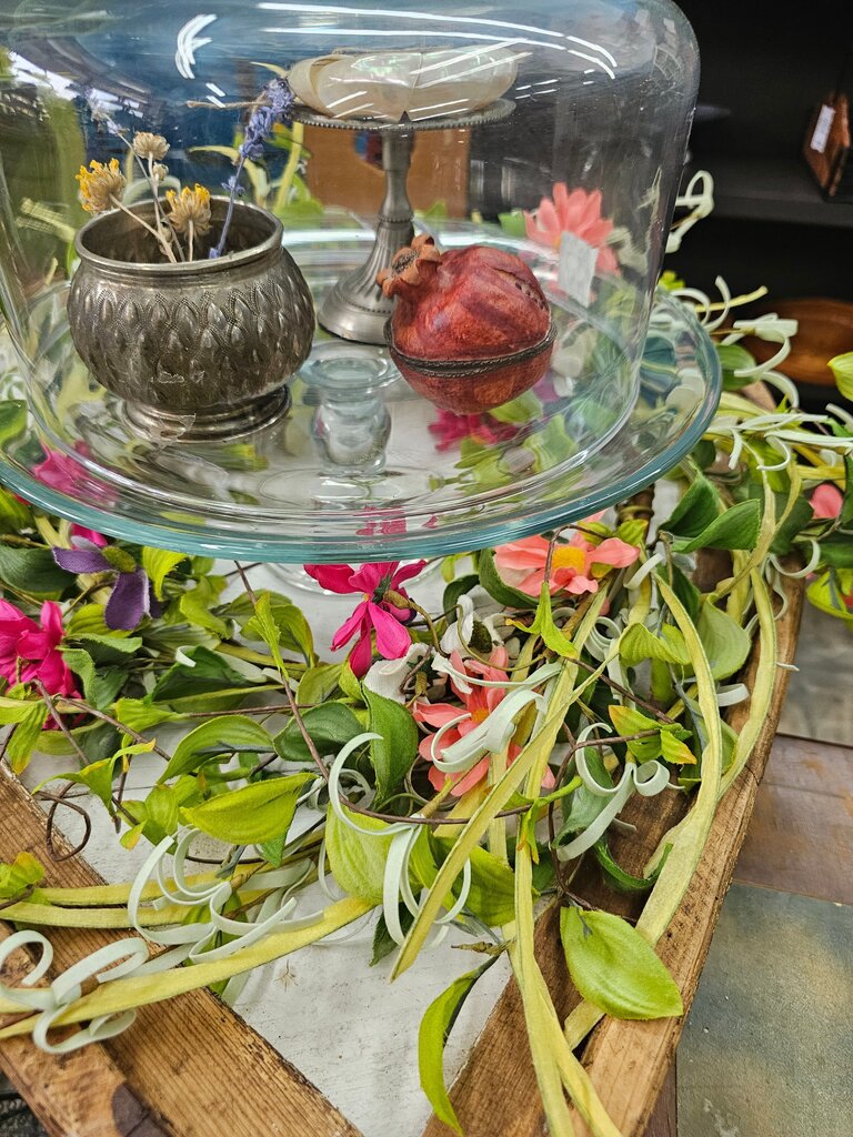 Artificial Floral Wreath with Colorful Flowers