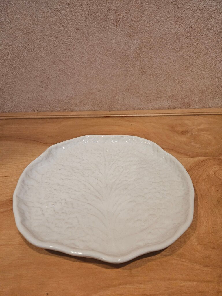 Set of Three Shino Konoha shaped Decorative Leaf Plates