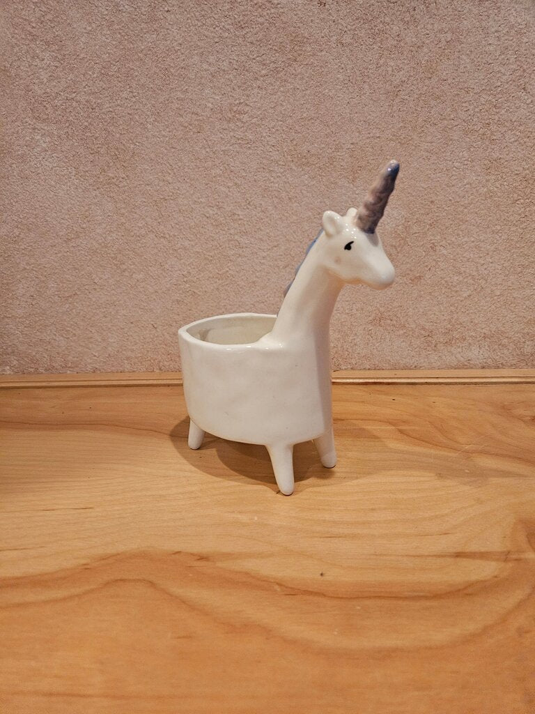 Ceramic Lolly Unicorn Planter Unicorn Planter