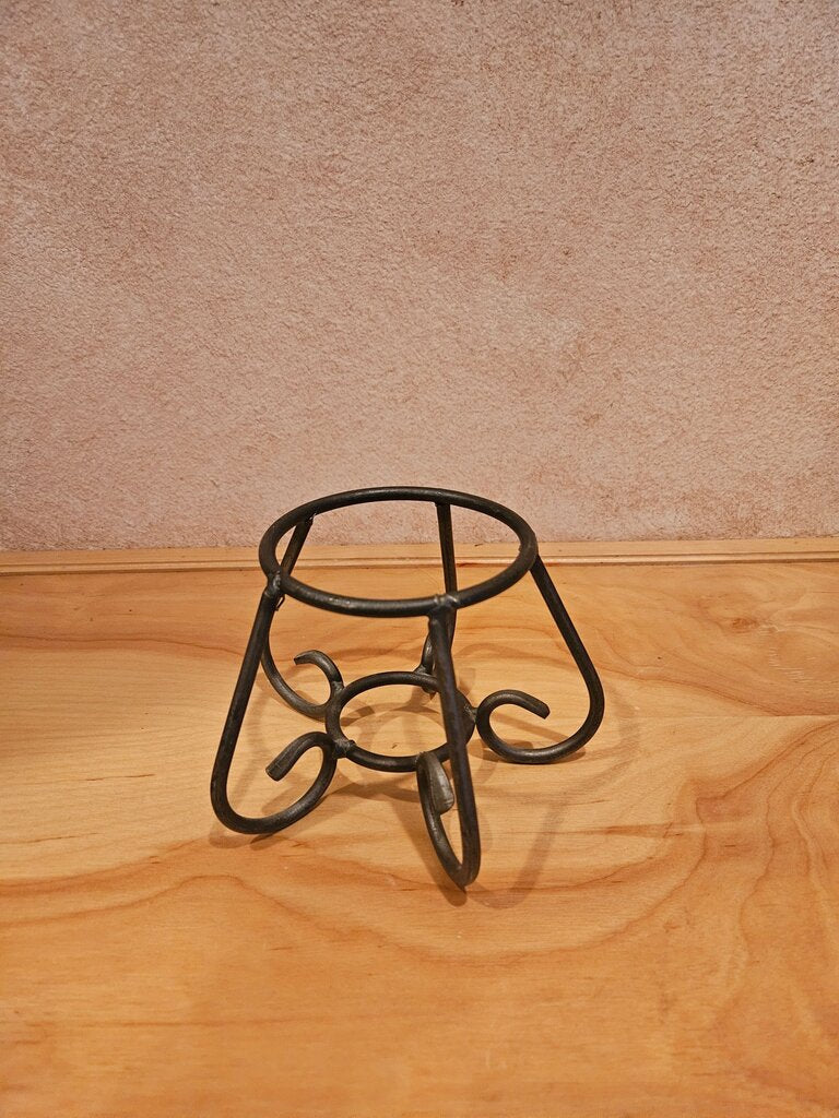 Dark Metal Scroll Caddy Base Display Stand/riser/Plant Stand