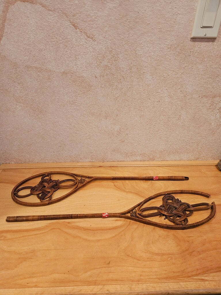 decor only: Rug Bashing Tool Wooden Bentwood Antique Carpet Cleaner Wacker Rustic Primitive