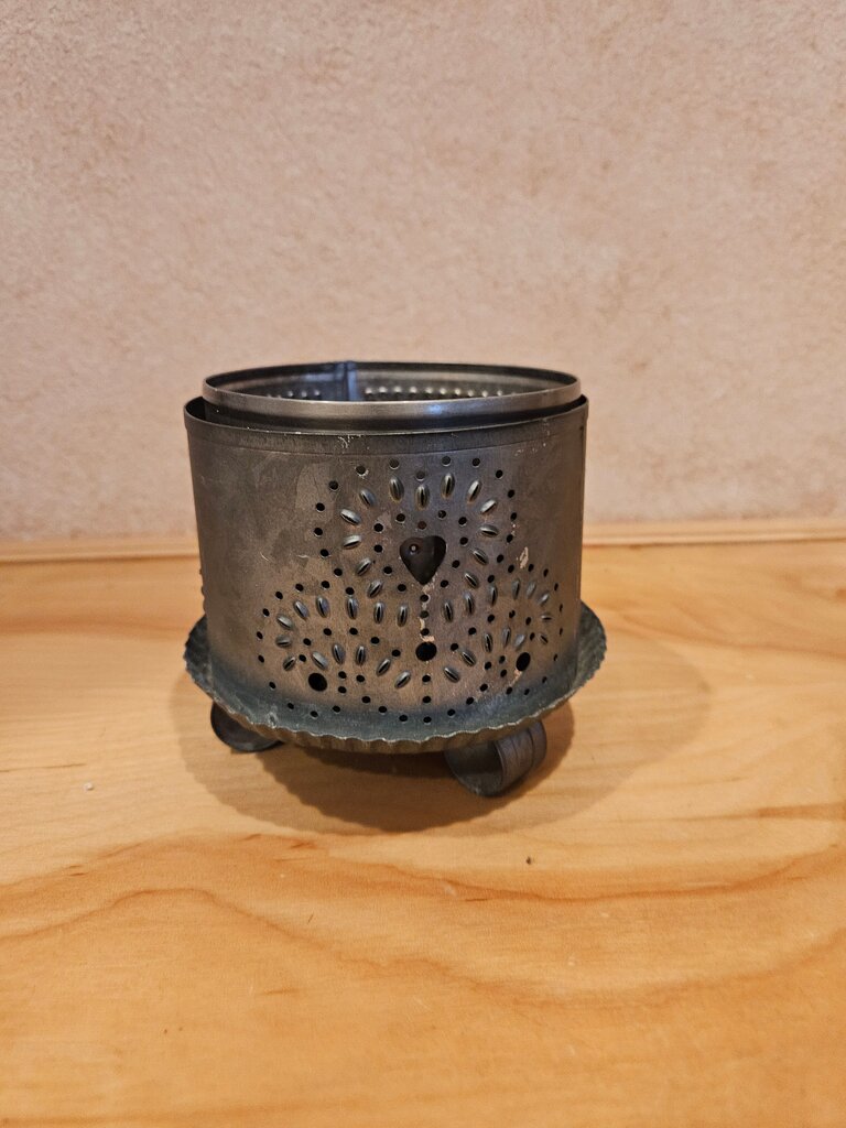Vintage Metal Candle Holder