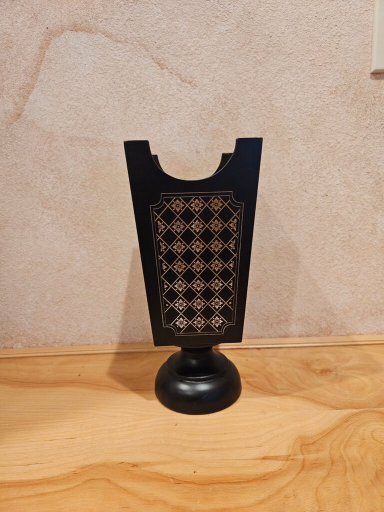 Black Decorative Vase Holder