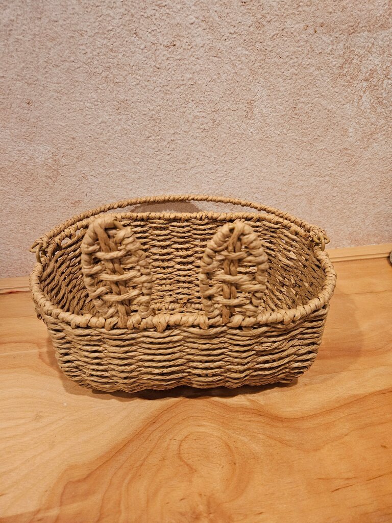 Woven Storage Basket with Bunny Ears