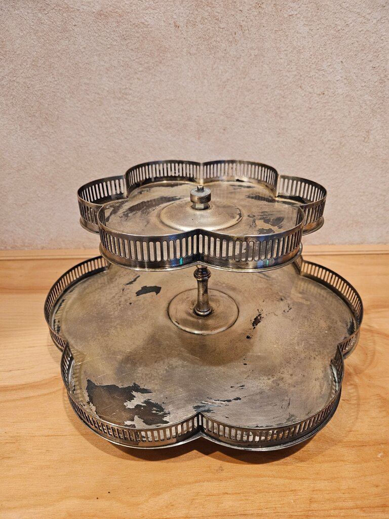 Vintage Silver Plated Cake Stand