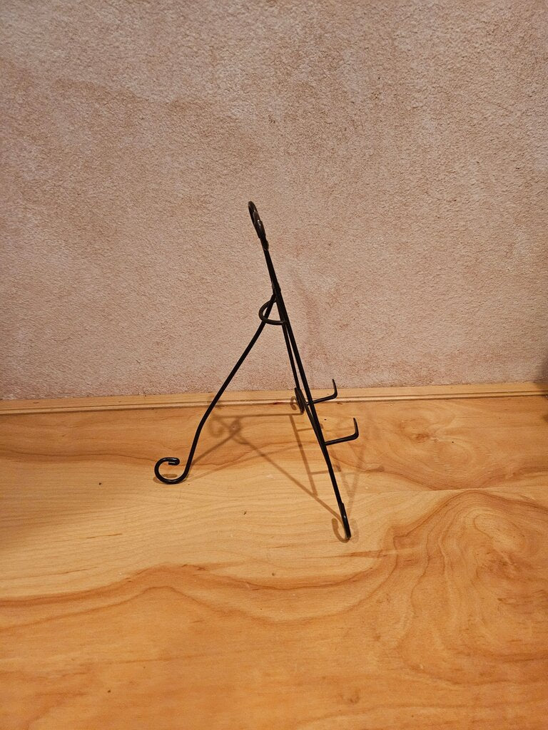 Metal Decorative Easel Photo Display BLACK Wrought Iron Decorative Black Iron Display Stand