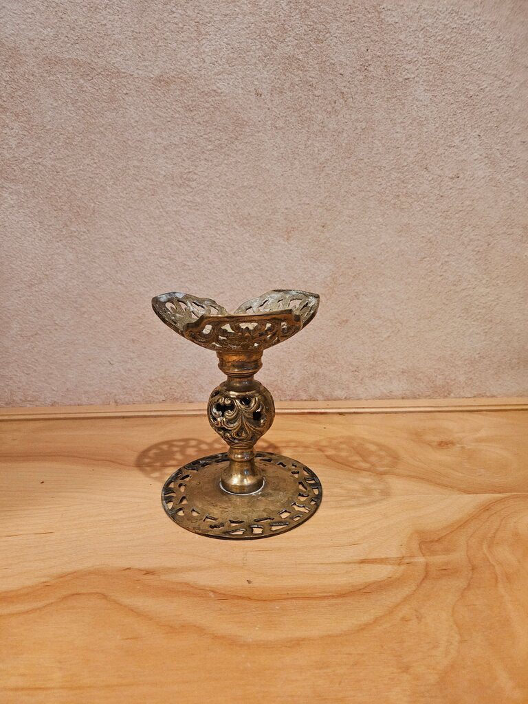 Vintage Brass Candle Holder