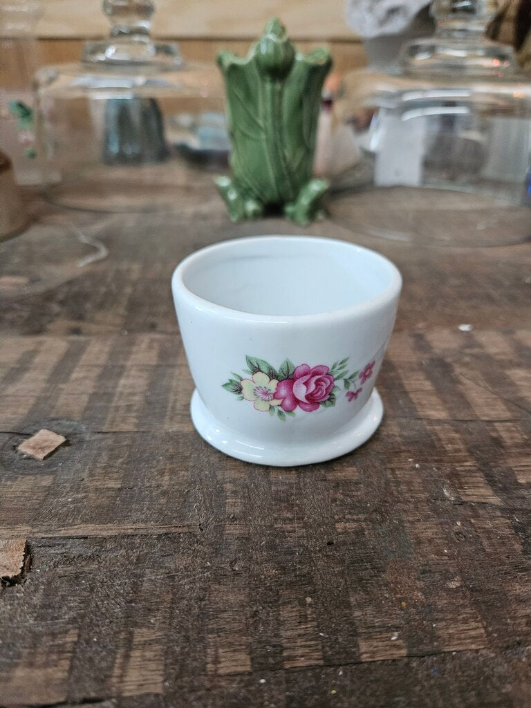 Vintage Floral Porcelain Dish