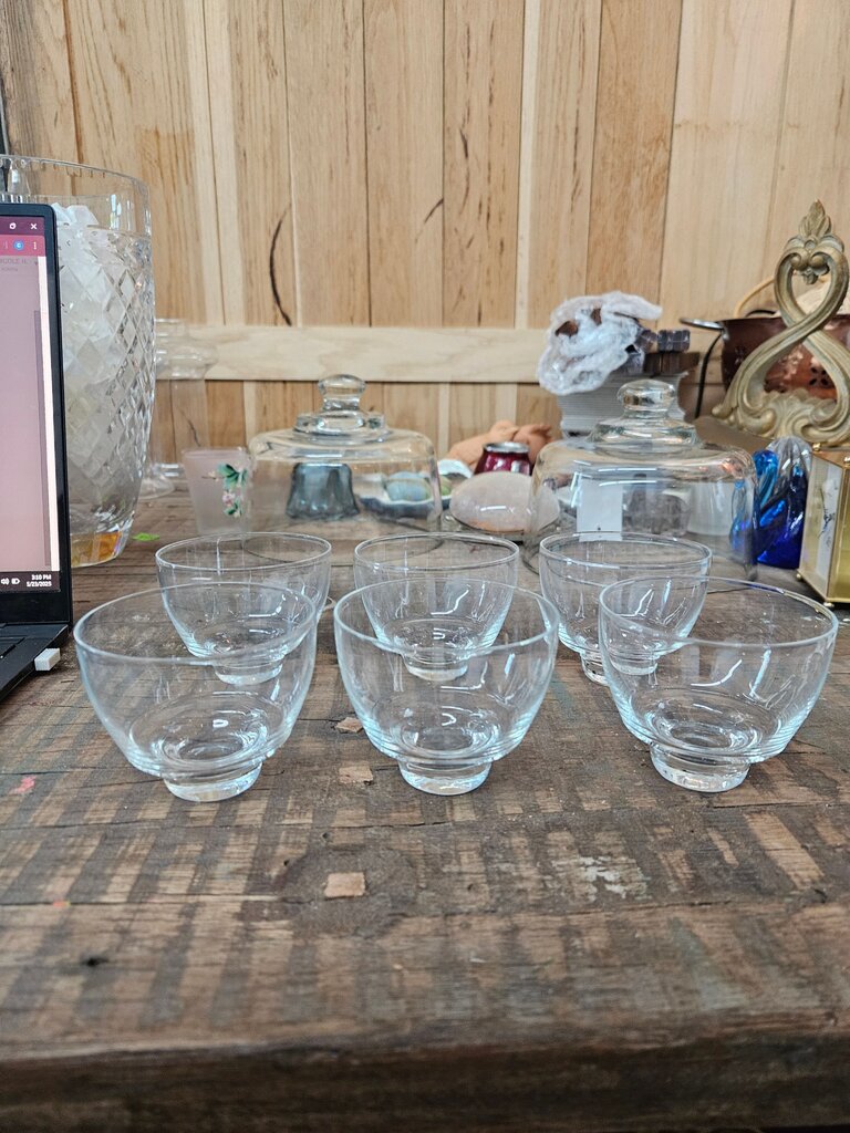 Set of 6 Glass Bowls